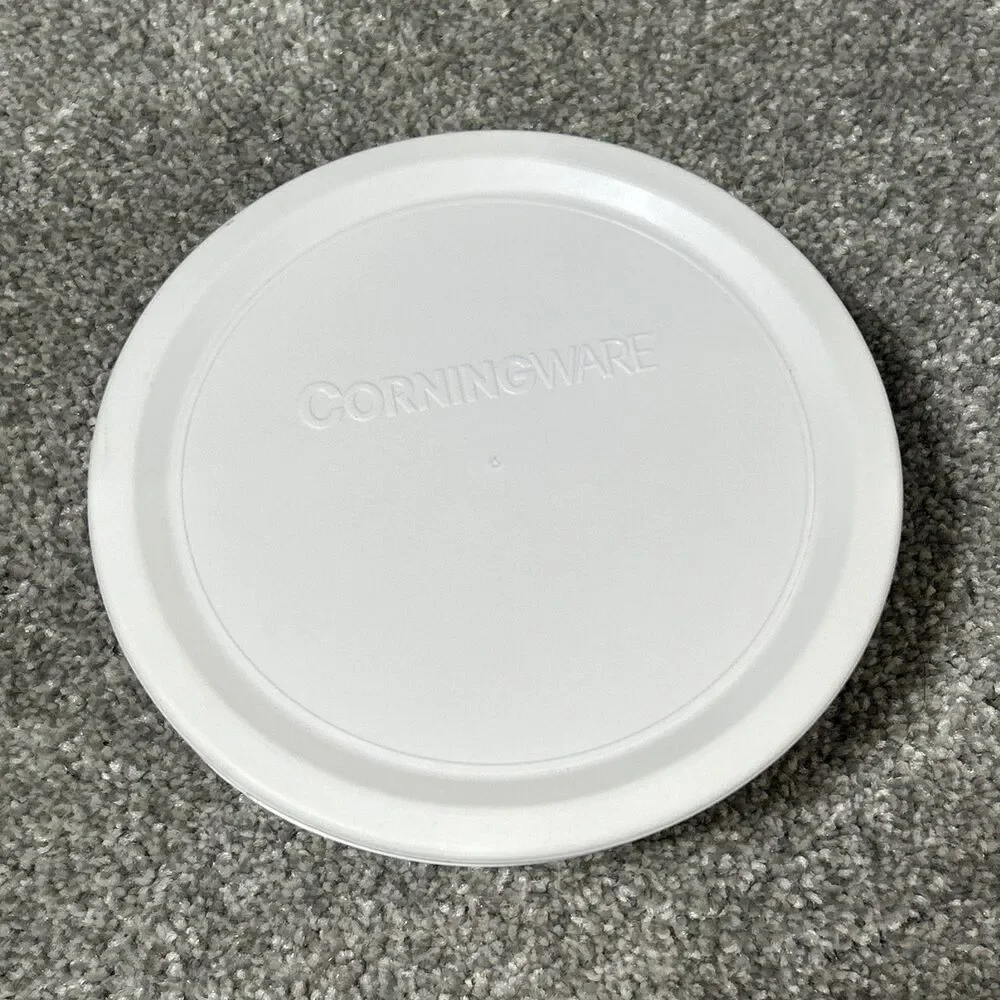 Corning Stoneware French White 16 Oz Casserole Dish with Lid